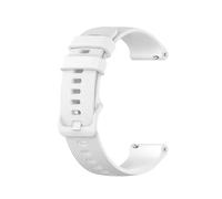 HASMI Correa de reloj de silicona de 22mm Compatible for Garmin Forerunner265/forerunner255/Garmin Venu 2/Garmin Vivoactive4 Band Original (Color : Wit, Size : 22mm universal)