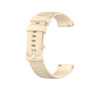 HASMI Correa De Reloj De Silicona De 22mm Compatible for Garmin Forerunner265/forerunner255/Garmin Venu 2/Garmin Vivoactive4 Band Original (Color : Beige, Size : Garmin forerunner245)