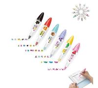 HaSmi DIY Cute Animals Press Type Decorative Pen,DIY Cute Animals Press Type Decorative Pen,Correction Tape Decorative Sticker Pen,DIY Lace Decoration Tape Pen,-A
