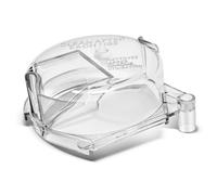 HASMX DGB-500GLID - Tapa de montaje de molinillo para cafeteras Cuisinart modelos DGB-475, DGB-475BK, DGB-500, DGB-550, DGB-500BK, DGB-600, DGB-600BCC, DCC-1200, tapa de repuesto transparente (paquete