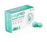 Haspro MOLD 6P Tapones moldeados de menta - 6 pares