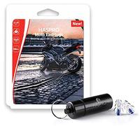 HASPRO Moto - Tapones para los oídos de silicona suave reutilizables, los mejores tapones para los oídos para montar en motocicleta y carreras. Reduce el ruido del viento, pequeño y ligero de llevar.