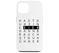 Hast du keine Eier, brauchst du Hühner! - Witziger Spruch Carcasa para iPhone 13