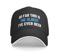 hasta Ahora Este Es El Más Viejo Que He Sido Gorra Beisbol Ajustable Gorra Deportiva Cómoda Running Gorros para Deportes Hombre Unisex