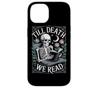 Hasta la muerte leemos Skeleton Dark Academia Carcasa para iPhone 14