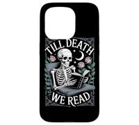 Hasta la muerte leemos Skeleton Dark Academia Carcasa para iPhone 15 Pro
