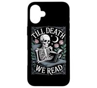 Hasta la muerte leemos Skeleton Dark Academia Carcasa para iPhone 16 Plus