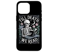 Hasta la muerte leemos Skeleton Dark Academia Carcasa para iPhone 16 Pro Max