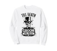 hasta la Muerte Novio sarcástico Fiesta gótica Bacherol Sudadera