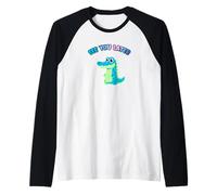 ¡hasta Luego, cocodrilo, Divertido y Lindo, último día de Clases! Camiseta Manga Raglan