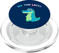 ¡hasta Luego, cocodrilo, Divertido y Lindo, último día de Clases! PopSockets PopGrip para MagSafe