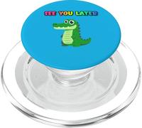 ¡hasta Luego, cocodrilo, Divertido y Lindo, último día de Clases! PopSockets PopGrip para MagSafe
