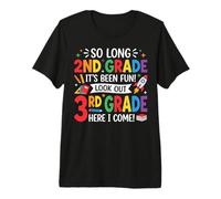 hasta Luego, Segundo Grado, diversión, Cuidado, Tercer Grado, aquí voy, Top Kid Camiseta Premium