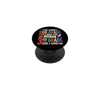 hasta Luego, Segundo Grado, diversión, Cuidado, Tercer Grado, aquí voy, Top Kid PopSockets PopGrip Adhesivo