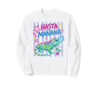 hasta Manana Iguana Funny Lizard Verano Vacaciones Reptil Sudadera
