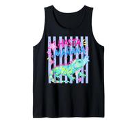hasta Manana Iguana Preppy Stripe Escuela de Profesores de Español Camiseta sin Mangas