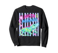 hasta Manana Iguana Preppy Stripe Escuela de Profesores de Español Sudadera