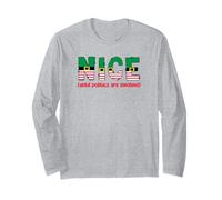 hasta Que la política se Involucre, Divertido Papá Noel de Navidad para Perros Manga Larga