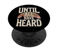 hasta Que Todos hayan escuchado la fe Cristiana gozosa Jesucristo PopSockets PopGrip Adhesivo