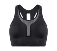Hastko - Ropa de senderismo mujer - Bra n°42 True Black para Mujer - Talla M - Negro Negro M
