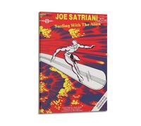HASUEQWERURU Póster estético de Joe Satriani Surfing with The Alien para decoración de pared, lienzo vintage, pintura decorativa, póster decorativo para sala de estar, dormitorio, derector de 20 x 30