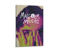 HASUEQWERURU - Póster estético de Malcolm in the Middle para decoración de pared, lienzo vintage, pintura decorativa, póster decorativo para sala de estar, dormitorio, derector de 20 x 30 cm, estilo