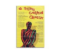 HASUEQWERURU Póster estético de Midnight Marauders A Tribe Called Quest para decoración de pared, lienzo vintage, pintura decorativa, póster decorativo para sala de estar, dormitorio, derector de 20 x