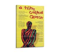HASUEQWERURU Póster estético de Midnight Marauders A Tribe Called Quest para decoración de pared, lienzo vintage, pintura decorativa, póster decorativo para sala de estar, dormitorio, derector de 20 x