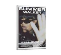 HASUEQWERURU Póster estético de Summer Walker Still Ovwe It1 para decoración de pared, lienzo vintage, pintura decorativa, póster decorativo para sala de estar, dormitorio, derector de 20 x 30