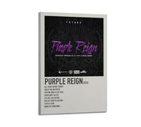 HASUEQWERURU Póster estético del reinado del futuro morado para decoración de pared, lienzo vintage, pintura decorativa, póster decorativo para sala de estar, dormitorio, derector de 20 x 30 cm