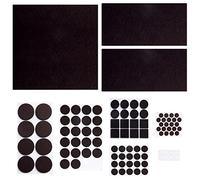 HASWARE Furniture Pads Floor Protectors, Felt Pads Self Adhesive, Cuttable Felt Chair Pads to Protect Floor, Chair Leg Pads, Hardwoods Floors, Table Feet (Dark Brown-99Pcs)