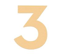 HASWARE Número de casa 7,62 cm (3 pulgadas) Letras autoadhesivas para números de apartamentos y direcciones, placa de acrílico elegante para el hogar, color dorado (3)