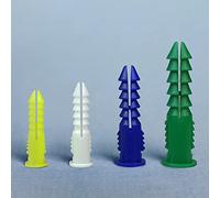 HASWARE Plastica muro a secco Ancoraggi Vite Assortimento Kit 116PCS-Comprende 4 diverse dimensioni Ancoraggi e viti, muro Plug Bulloni di espansione per il pannello di parete cemento Pciture Hanging