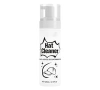 Hat Cleaner - Portable Foam Spray for Sweat Removal | 200ml Gentle Formula with Quick Action & Fresh Scent for Polyester Cotton Helmets Bathroom Fabrics Stain Dirt Odor Care and Daily Hat Maintenance