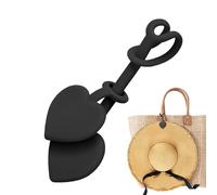 Hat Clip Travel - Hands Free Holder, Heart Shaped Clip with Relieving Convenience, Travel Accessories, Bag Gear, Practical Tools for Beach Vacation Cruise Resort Trip Summer Spring Backpack Luggage