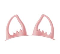 Hat Ears for Motorcycle - 1 par de motocicletas Hard Hat Sticker Decor | Cat Ear Helmet | Peel & Stick Kitten Ear Accessory | Adhesive Ski Hat Horns | Headgear Attachments for Ski Hat