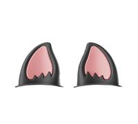 Hat Ears for Motorcycle - 1 par de motocicletas Hard Hat Sticker Decor | Cat Ear Helmet | Peel & Stick Kitten Ear Accessory | Adhesive Ski Hat Horns | Headgear Attachments for Ski Hat