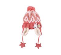 Hat for Girls Disassemblable Earflaps Daily Use Acrylic Fibres Winter Accessory 2Pcs