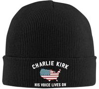 Hat Gorro de Lana con la Frase Su Voz Sigue Viva para Hombre y Mujer Ideal otoño e Invierno Actividades al Aire Libre Regalos Deportivos