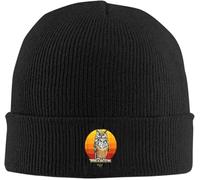 Hat Gorro Unisex con diseño de búho pájaro Divertido Sonido Nocturno Amor Tejido para otoño e Invierno Gimnasio elástico Deportes al Aire Libre Regalos