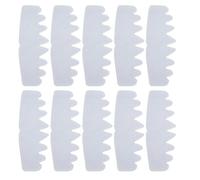 Hat Liner, 10 Pieces Hat Liner Insert, Sweat Absorbing Pad, Absorbent Octagonal Bands, Prevent Stains and Odor, Sweatband Absorbing Pad for Women and Men, Comfortable Hat Accessories, 26.3x9.9cm