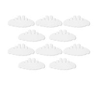 Hat Liners - Sudadera de protección, 10 piezas de felpa, absorción de inserciones para gorras, casco de control de humedad para deportes de pesca hiking running al aire libre, uso de hombres y mujeres