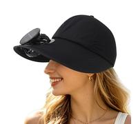 Hat Men Women, 600mAh Rechargeable Baseball Cap Solar Power Cooling Sun Protection Feature, Hands Free Wearable Hat for Sports Fishing Beach Travel Camping Summer Outdoor Use