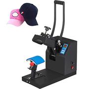 Hat Press, Cap Heat Press, 600W Transfer Sublimation Machine, With Lcd Digital Control Panel And Time Alarm, Effortless Aluminum Design For Clamshell Hats, Baseball Caps, LJJY-KK