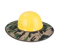 Hat Shade Full Brim Breathable Mesh Safety Helmet Sunshade Reduces Heat