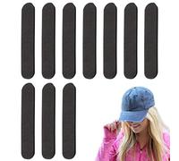 Hat Size Adjuster, Adhesive Hat Sizing Pads, 10-Piece Bucket Comfort Cushion Pad, Foam Insert Fit Adjusters for Baseball Caps, Sun Hats, Fishermans, 4.33x0.79x0.2 Inches