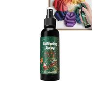 Hat Stiffener Spray | Christmas Fabric Stiffener - 120 ml/50 ml Quick Drying Long-Lasting Crafts Supplies For Birthday Draping Clothes Felt Fray Crochet Dyeing Laundry Leather Painting Repair Bow