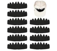Hat Sweat Liner - 10 Pack Adult Absorbent Felt Octagonal Band, Baseball Cap Non-Woven Sweat Protector, Half Inner Liner | Anti-Yellowing Pads For Women Men Prevent Stains Odor Hat Accessories