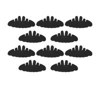 Hat Sweat Liner, Sweat Guard Insert, Felt Moisture Absorber, Soft Breathable Design, for Sports Hiking Running Fishing, 29.2x12.8cm/11.5x5.04 Inches, Black, 10 Pieces