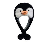 Hat with Ear Flaps - Cotton, Girth Soft Stretch Fit | Windproof Funny Animal Bird Hat, Winter Headwear For Photography, Commuting, School, Travel, Cycling, Women, Girls, Teens, Adults